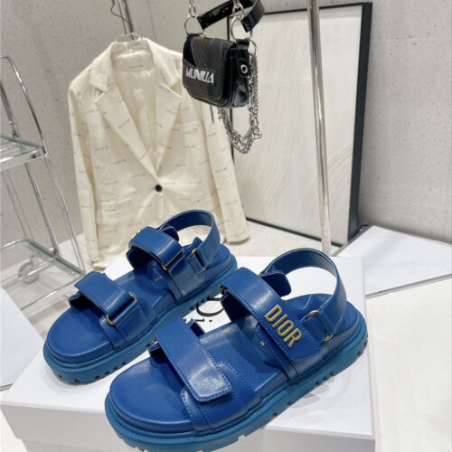 High Quality Luxury Dior Mizza Pattern Dioract Sandals – Style 43366