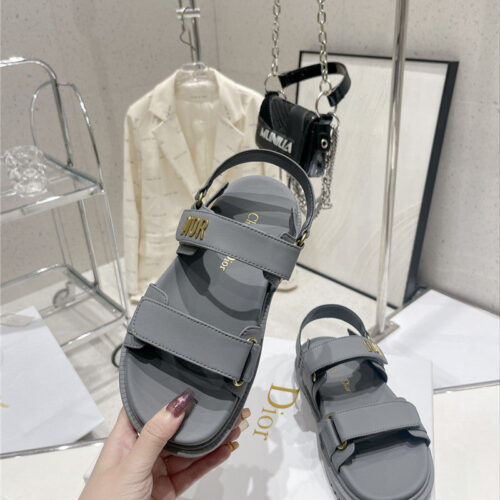 High Quality Luxury Dior Mizza Pattern Dioract Sandals alternate view
