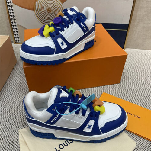 High Quality Luxury Louis Vuitton New Retro Basketball Shoes – Style 74211 alternate view