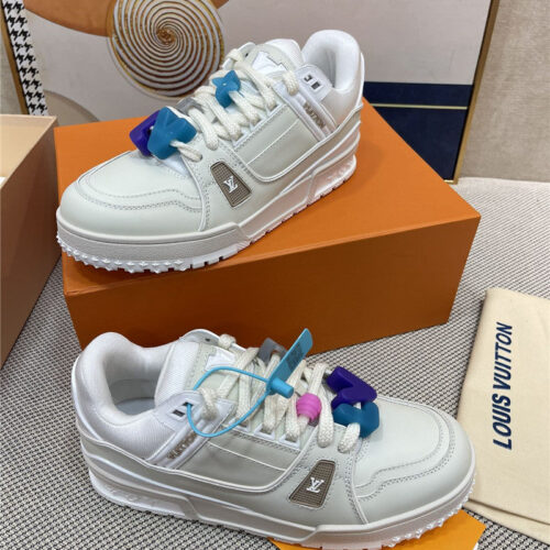 High Quality Luxury Louis Vuitton New Retro Basketball Shoes – Style 70819 alternate view