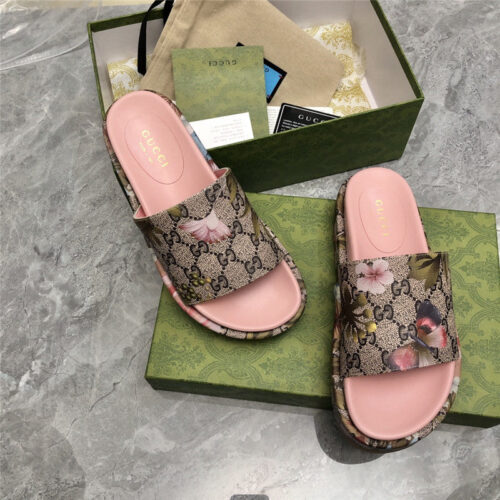 High Quality Luxury Gucci Latest Limited Edition Platform Slippers – Style 66867 product detail