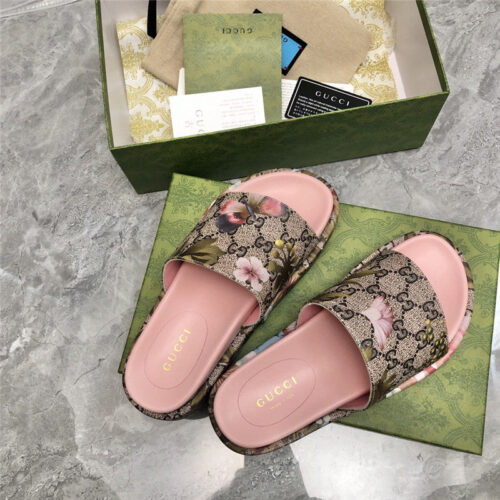 High Quality Luxury Gucci Latest Limited Edition Platform Slippers – Style 66867 product detail
