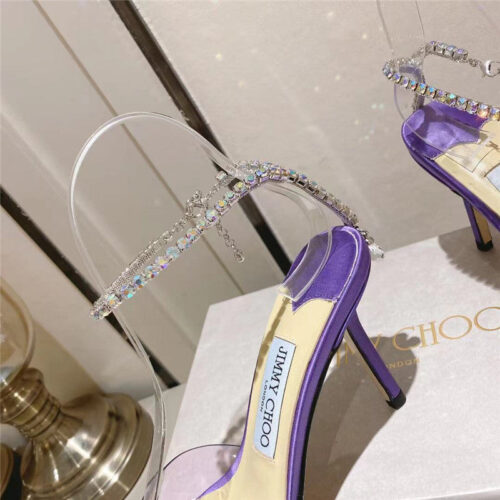 High Quality Luxury Jimmy Choo Paris Window Custom High-Heeled Sandals – Style 06295 product detail