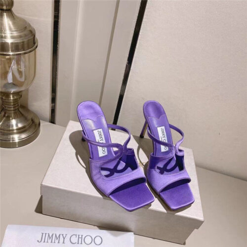 High Quality Luxury Jimmy Choo Paris Window Custom High-Heeled Sandals – Style 44151