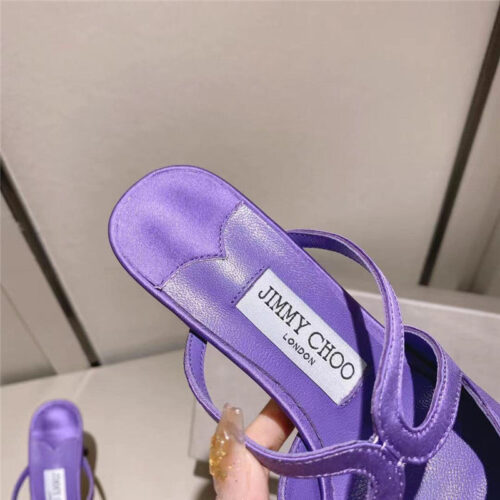 High Quality Luxury Jimmy Choo Paris Window Custom High-Heeled Sandals – Style 44151 product detail