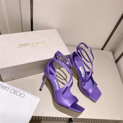 High Quality Luxury Jimmy Choo Paris Window Custom High-Heeled Sandals product detail