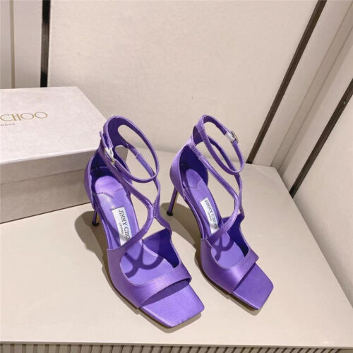 High Quality Luxury Jimmy Choo Paris Window Custom High-Heeled Sandals