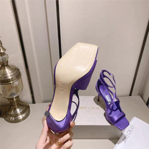 High Quality Luxury Jimmy Choo Paris Window Custom High-Heeled Sandals product detail