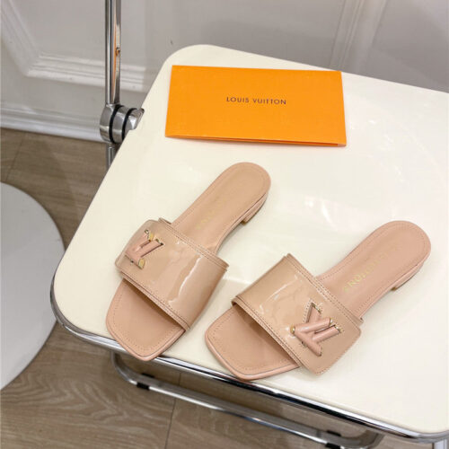 High Quality Luxury Louis Vuitton Latest Square Toe Slippers – Style 74883 alternate view