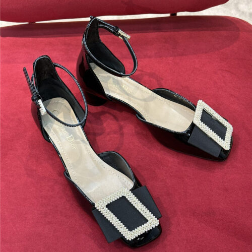 High Quality Luxury Dior Spring Summer Hollow Shoes alternate view