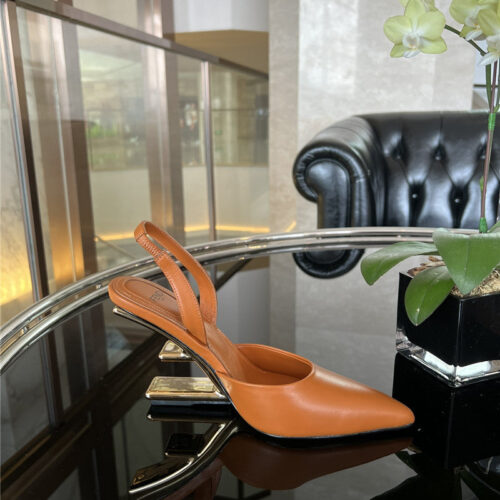 High Quality Luxury Fendi Slingback Shoes – Style 32243 product detail