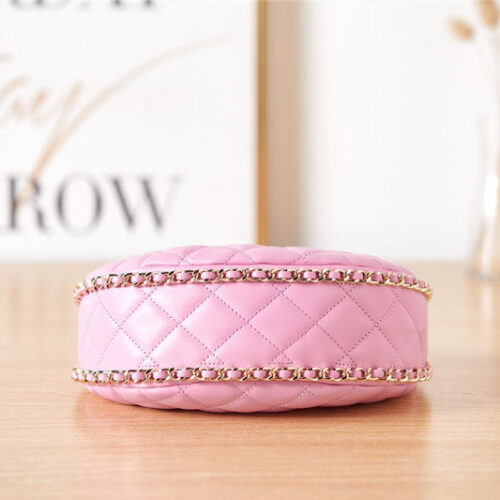 High Quality Luxury Chanel Small Hobo Bag Pink product detail