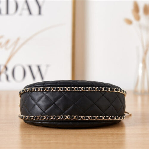 High Quality Luxury Chanel Small Hobo Bag Black product detail