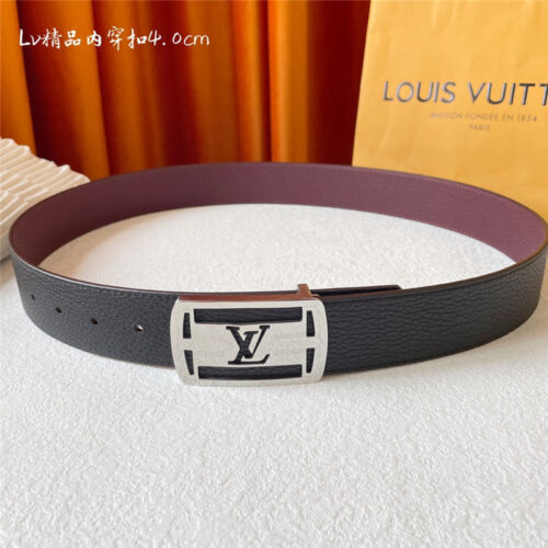 High Quality Luxury Louis Vuitton Classic Embossed Belt – Style 08582