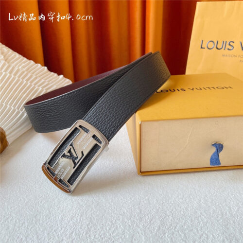 High Quality Luxury Louis Vuitton Classic Embossed Belt – Style 08582 product detail