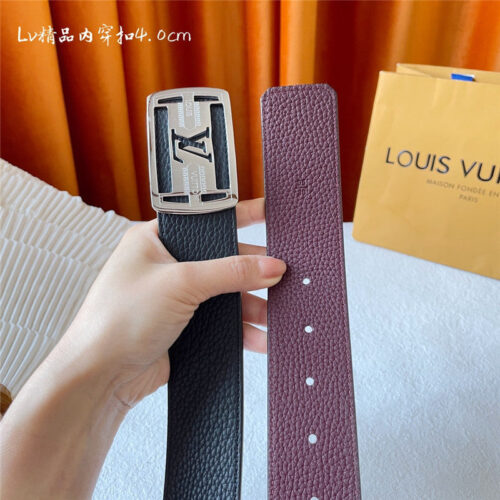 High Quality Luxury Louis Vuitton Classic Embossed Belt – Style 08582 product detail
