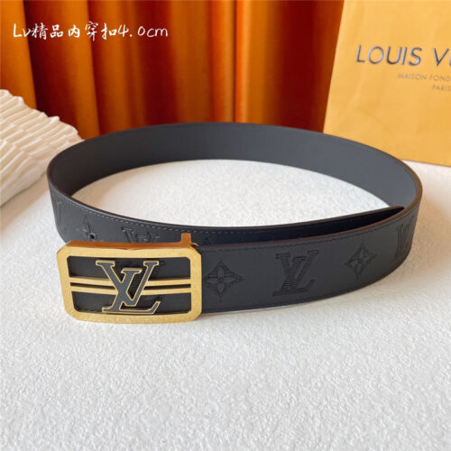 High Quality Luxury Louis Vuitton Classic Embossed Belt product detail