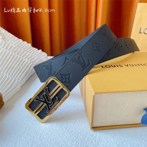 High Quality Luxury Louis Vuitton Classic Embossed Belt product detail