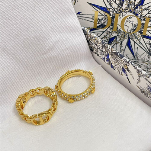 High Quality Luxury Dior Two Piece Ring product detail