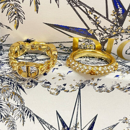 High Quality Luxury Dior Two Piece Ring product detail