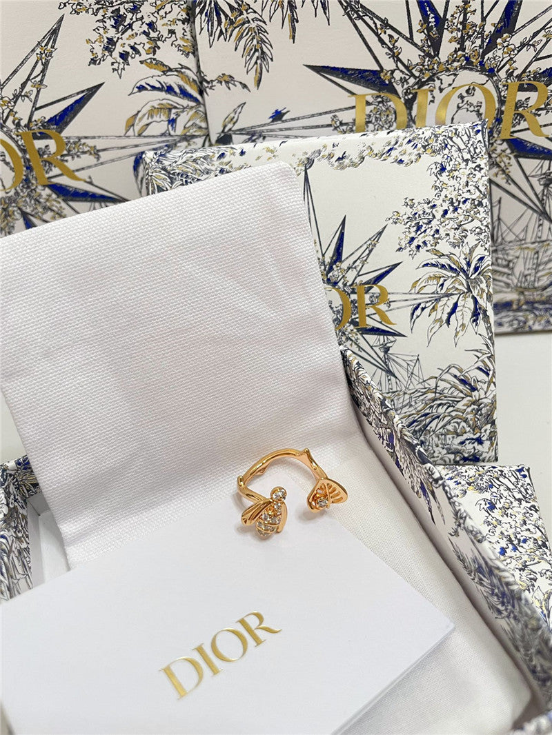 High Quality Luxury Dior Carved Rose Ring product detail