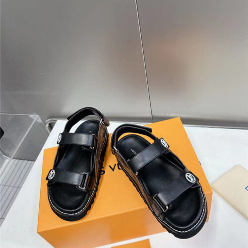 High Quality Luxury Louis Vuitton Spring Summer Beach Sandals – Style 62691 alternate view