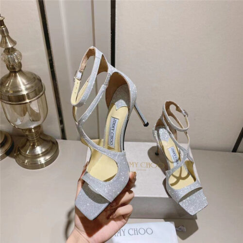 High Quality Luxury Jimmy Choo Paris Window Custom High Heels product detail