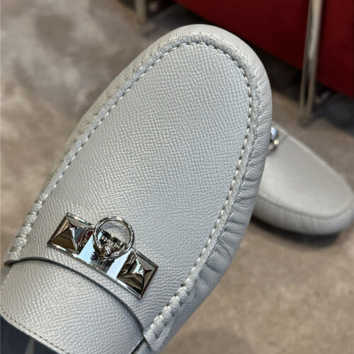 High Quality Luxury Hermes Mens Classic Loafers – Style 61891 product detail