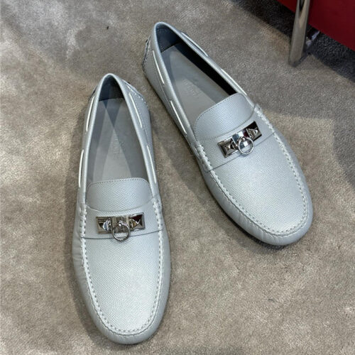 High Quality Luxury Hermes Mens Classic Loafers – Style 61891 product detail