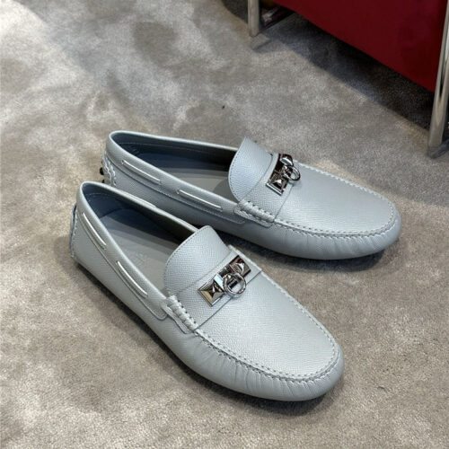 High Quality Luxury Hermes Mens Classic Loafers – Style 61891