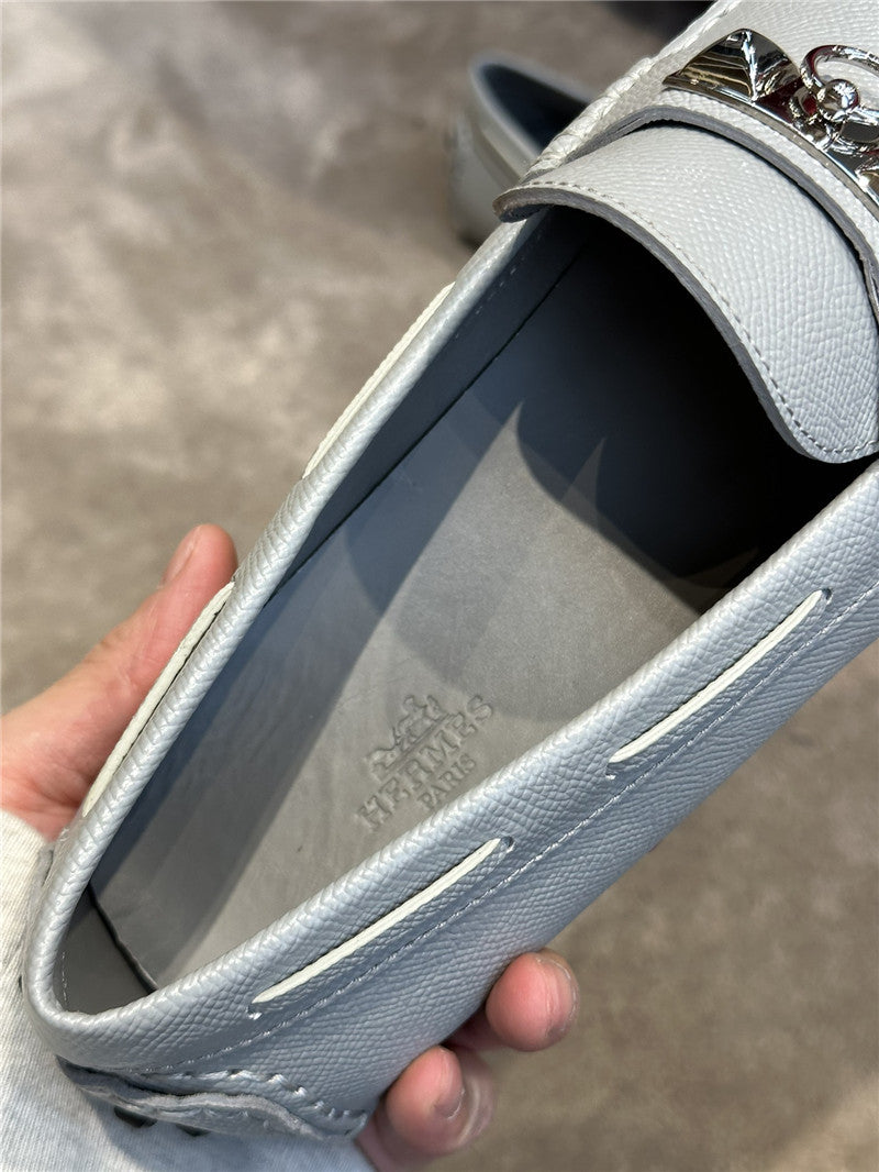 High Quality Luxury Hermes Mens Classic Loafers – Style 61891 product detail