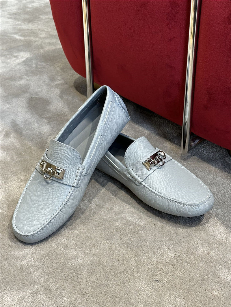 High Quality Luxury Hermes Mens Classic Loafers – Style 61891 product detail