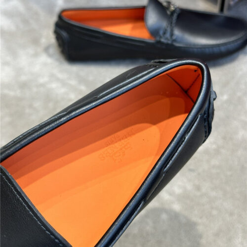 High Quality Luxury Hermes Mens Classic Loafers product detail