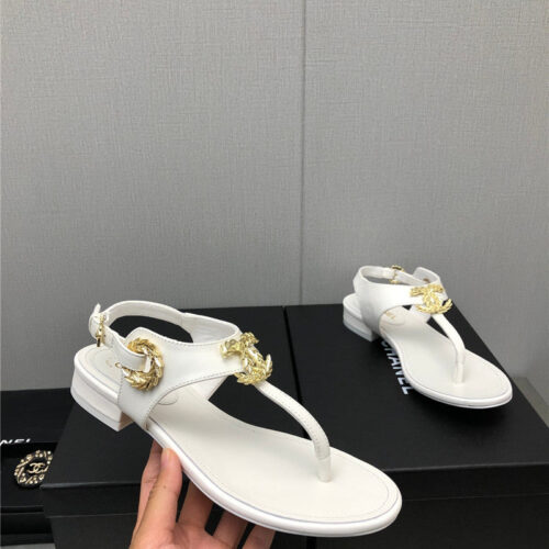 High Quality Luxury Chanel New C Buckle Sandals alternate view