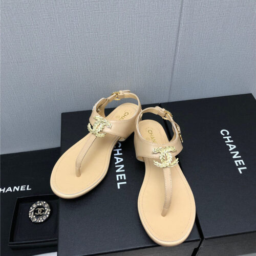 High Quality Luxury Chanel New C Buckle Sandals – Style 04390 product detail
