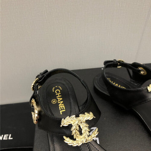 High Quality Luxury Chanel New C Buckle Sandals – Style 35462 product detail