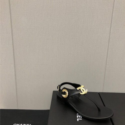 High Quality Luxury Chanel New C Buckle Sandals – Style 35462 product detail