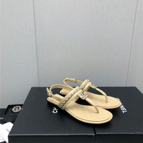 High Quality Luxury Chanel New C Buckle Chain Sandals – Style 78406