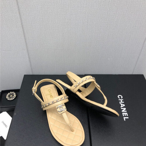 High Quality Luxury Chanel New C Buckle Chain Sandals – Style 78406 product detail