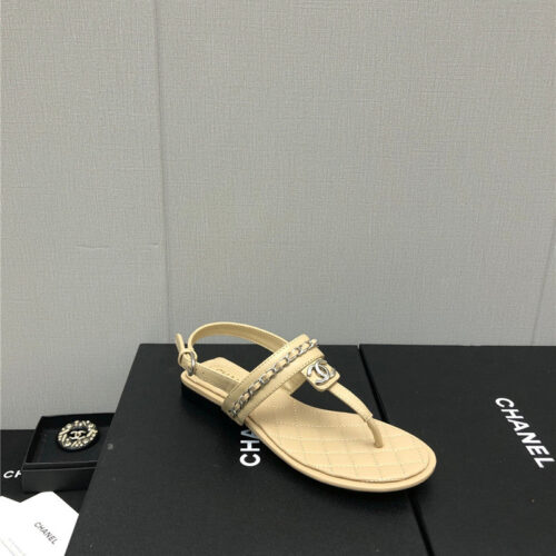 High Quality Luxury Chanel New C Buckle Chain Sandals – Style 78406 product detail