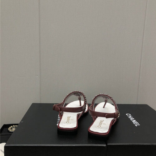 High Quality Luxury Chanel New C Buckle Chain Sandals – Style 14566 product detail