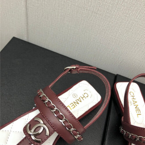 High Quality Luxury Chanel New C Buckle Chain Sandals – Style 14566 product detail
