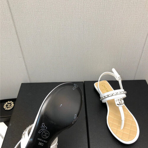 High Quality Luxury Chanel New C Buckle Chain Sandals product detail