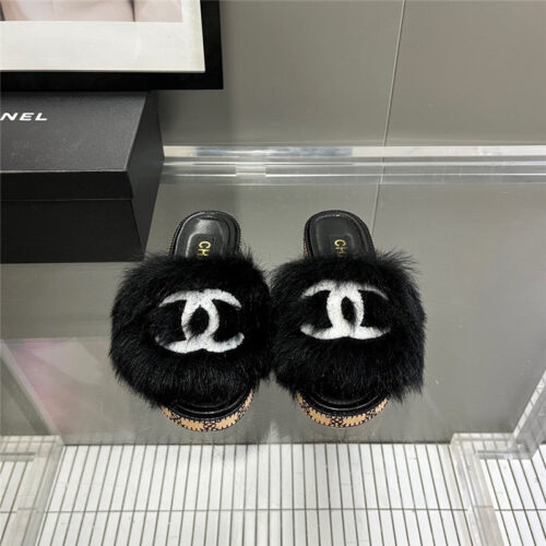 High Quality Luxury Chanel New Wool Slippers – Style 25542 product detail