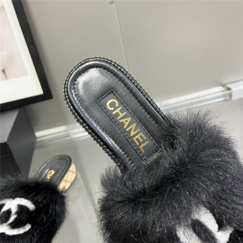 High Quality Luxury Chanel New Wool Slippers – Style 25542 product detail