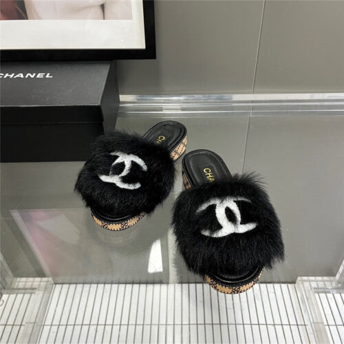 High Quality Luxury Chanel New Wool Slippers – Style 25542 product detail
