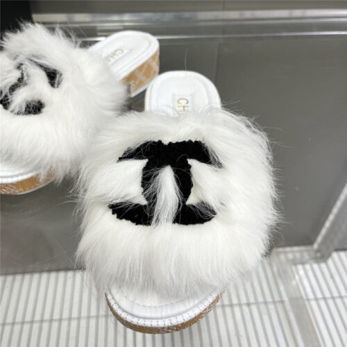 High Quality Luxury Chanel New Wool Slippers – Style 89382 product detail