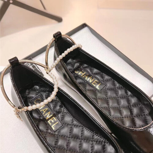 High Quality Luxury Chanel 23C Pearl Mary Jane Shoes – Style 32870 product detail