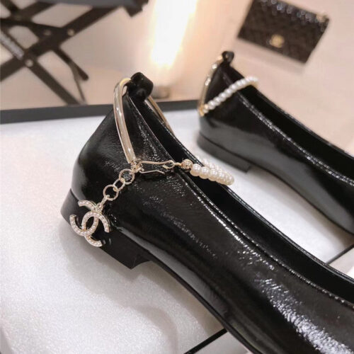 High Quality Luxury Chanel 23C Pearl Mary Jane Shoes – Style 32870 product detail
