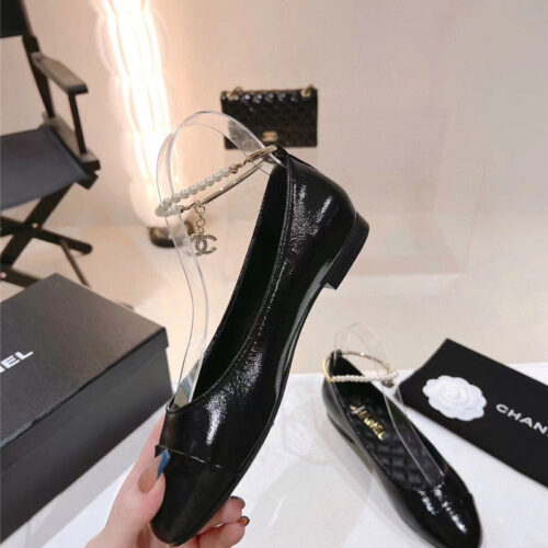 High Quality Luxury Chanel 23C Pearl Mary Jane Shoes – Style 32870 product detail